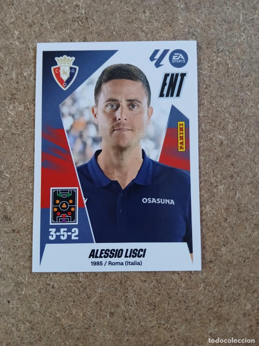 Cromos de f&uacute;tbol: ENTRENADOR ALESSIO LISCI - CA OSASUNA N&ordm; 2 LIGA ESTE 2025 2026 - 25 26