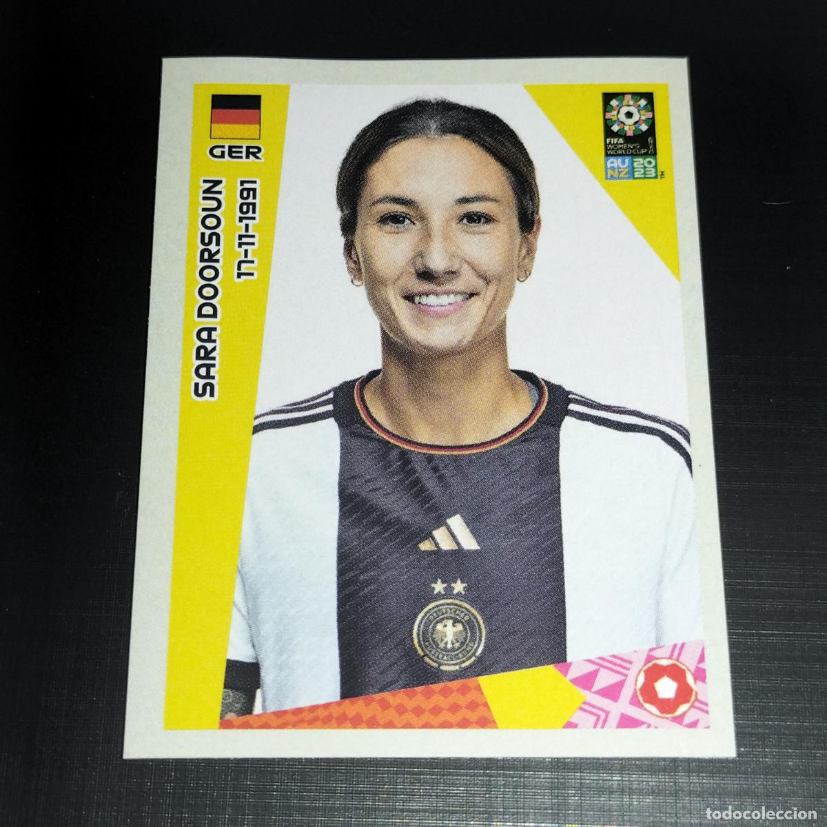 Cromos de Futebol: 517 SARA DOORSOUN ALEMANIA CROMO FIFA WOMEN'S WORLD CUP AU NZ PANINI MUNDIAL FEMENINO 23 2023