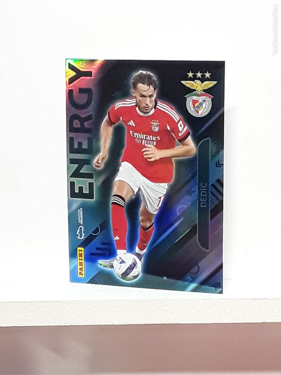 Football Stickers: PORTUGUES 2025 2026 IDOLOS 25 26 CROMO PANINI FUTEBOL N 204 BENFICA ENERGY DEDIC