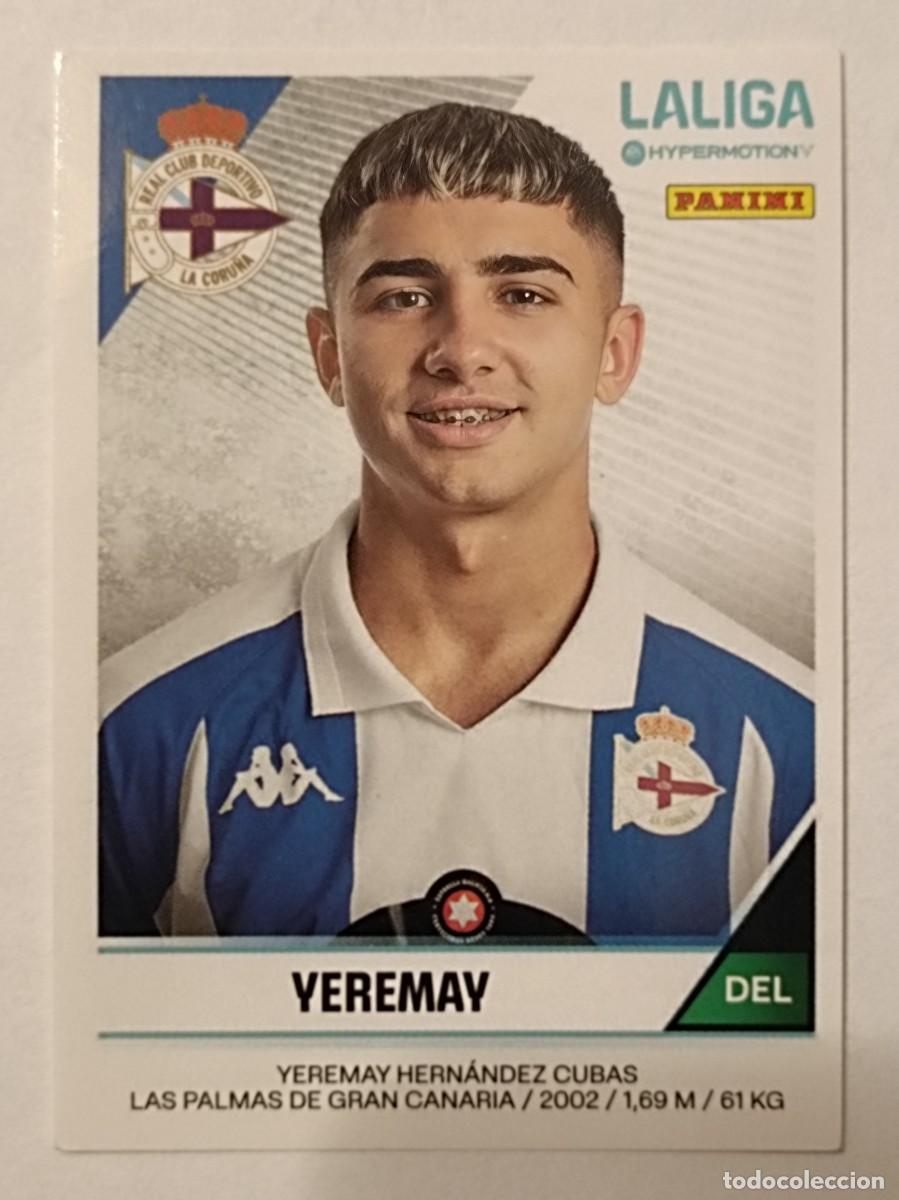 Football Stickers: #149 YEREMAY (DEPORTIVO CORU&Ntilde;A) LIGA HYPERMOTION 24/25 PANINI