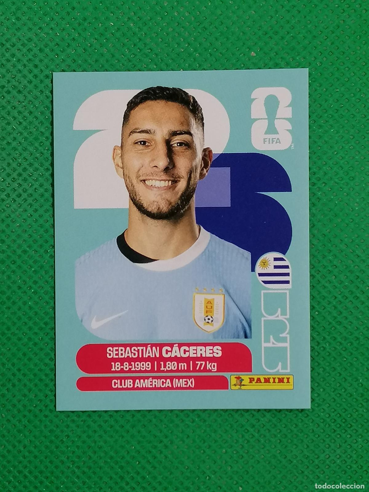 Fu&szlig;ball-Sticker: URU 6 URU6 SEBASTIAN CACERES URUGUAY ⚽ PANINI FIFA MUNDIAL WORLD CUP 26 2026 STICKER ⚽