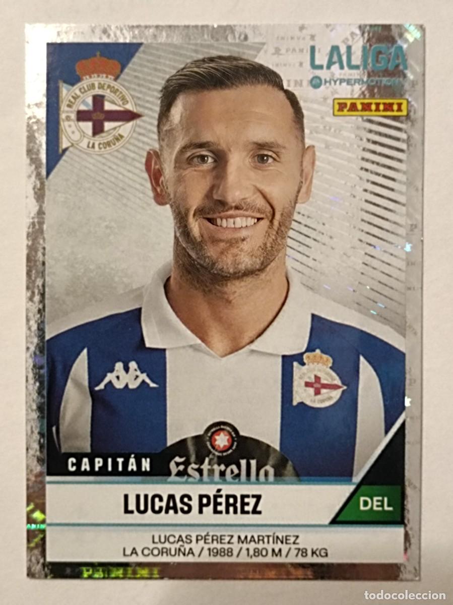 Cromos de f&uacute;tbol: #153 LUCAS PEREZ (DEPORTIVO CORU&Ntilde;A) LIGA HYPERMOTION 24/25 PANINI