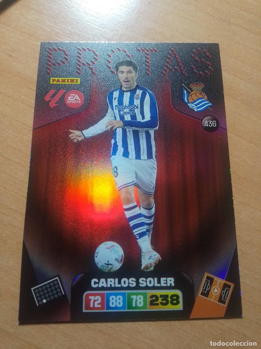 Cromos de f&uacute;tbol: 436 CARLOS SOLER PROTAS D LA REAL SOCIEDAD 25 26 ADRENALYN XL 2025 2026 NUEVO