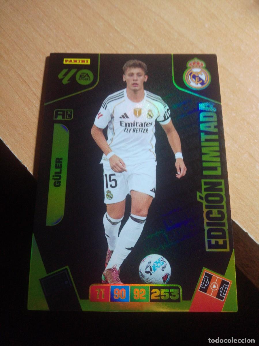 Cromos de f&uacute;tbol: GULER EDICION LIMTADA REAL MADRID 25 26 ADRENALYN XL 2025 2026 NUEVO