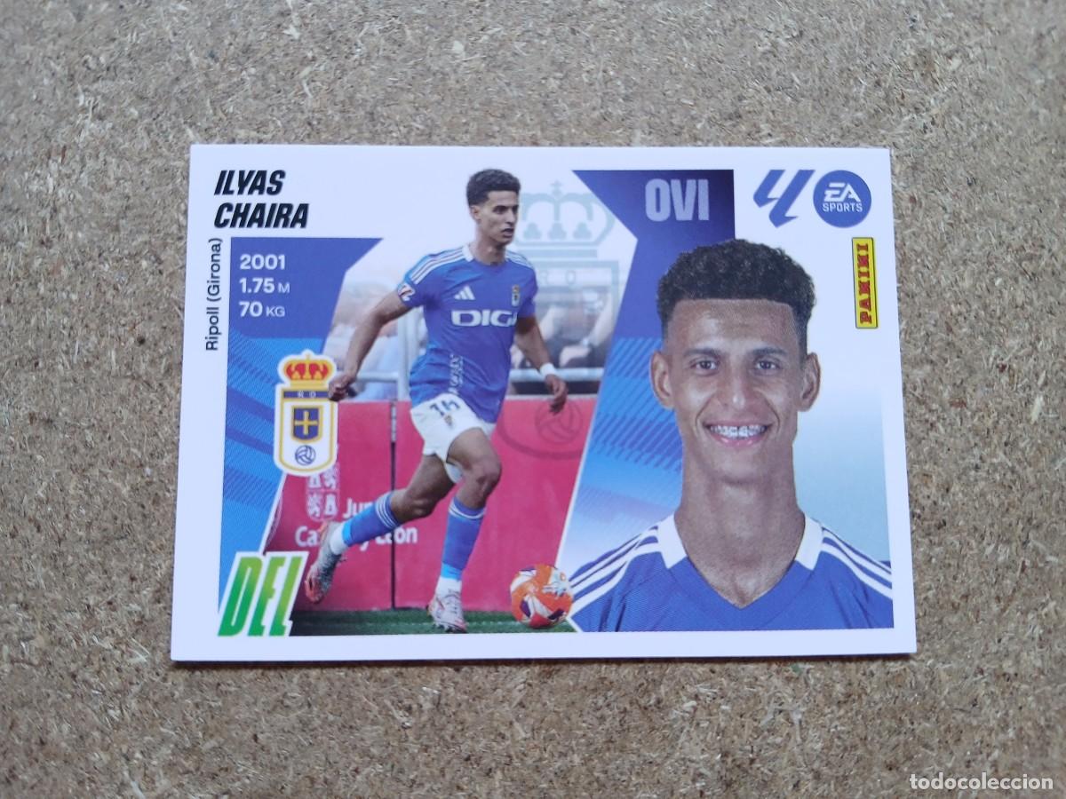 Cromos de f&uacute;tbol: ILYAS CHAIRA - REAL OVIEDO N&ordm; 18 A LIGA ESTE 2025 2026 - 25 26