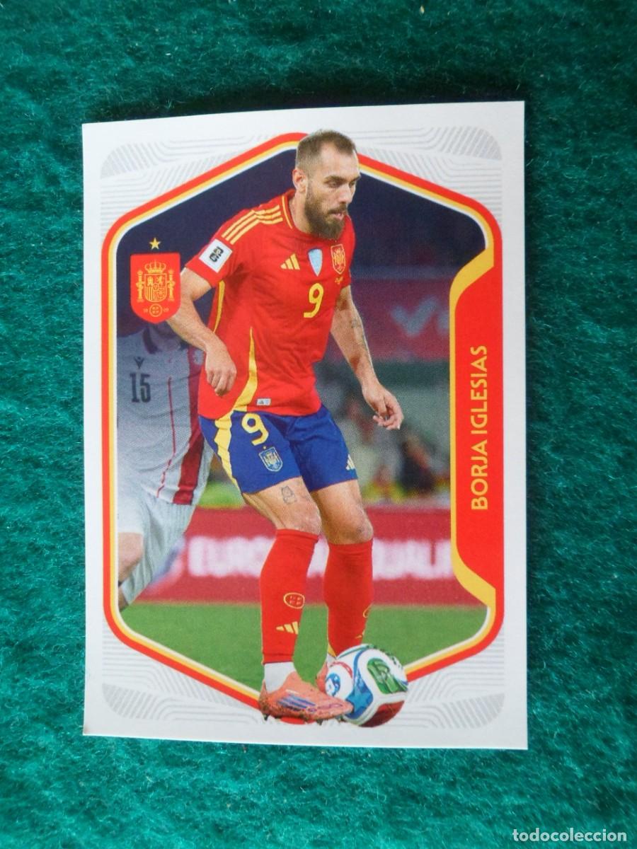 Cromos de f&uacute;tbol: CROMO ESPA&Ntilde;A 2026. CARREFOUR-PANINI. BORJA IGLESIAS. 56