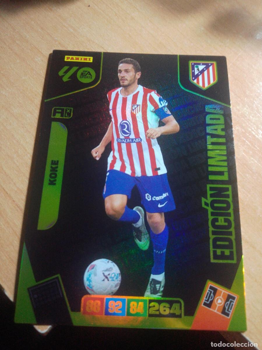 Cromos de f&uacute;tbol: KOKE EDICION LIMITADA ATLETICO DE MADRID 25 26 ADRENALYN XL 2025 2026