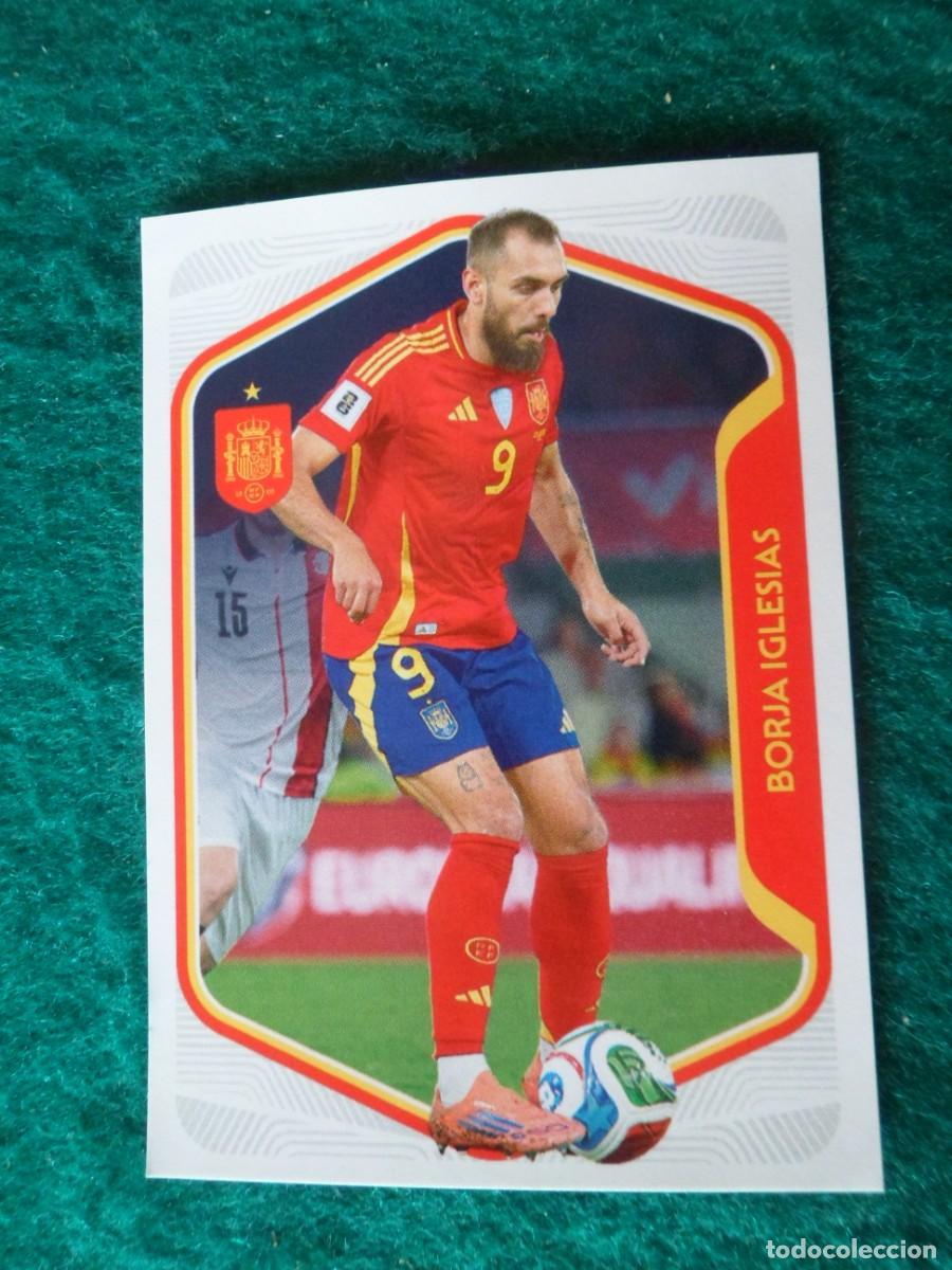 Cromos de f&uacute;tbol: CROMO ESPA&Ntilde;A 2026. CARREFOUR-PANINI. BORJA IGLESIAS. 56