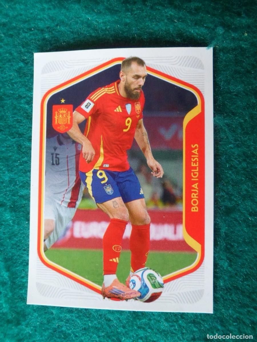 Cromos de f&uacute;tbol: CROMO ESPA&Ntilde;A 2026. CARREFOUR-PANINI. BORJA IGLESIAS. 56