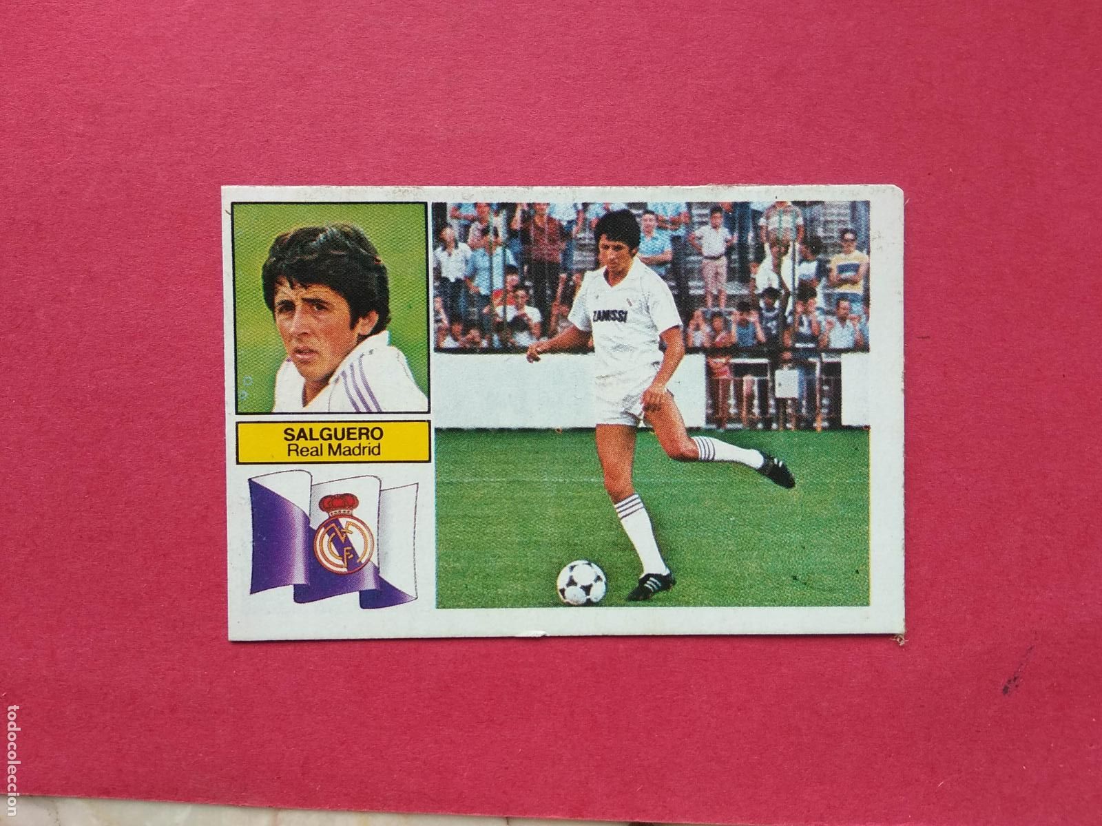 Cromos de f&uacute;tbol: EDICIONES ESTE LIGA 82 83 1982 1983 CROMO DESPEGADO COLOCA SALGUERO REAL MADRID