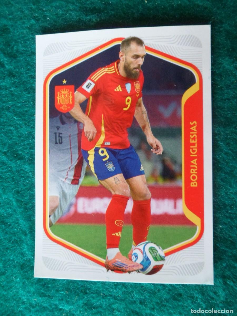 Cromos de f&uacute;tbol: CROMO ESPA&Ntilde;A 2026. CARREFOUR-PANINI. BORJA IGLESIAS. 56
