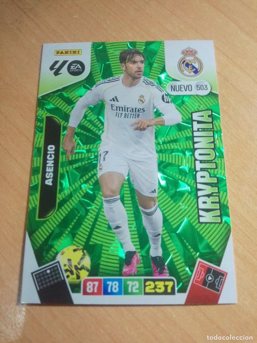 Cromos de f&uacute;tbol: 503 ASENCIO NUEVO KRYPTONITA DEL REAL MADRID 25 26 ADRENALYN XL 2025 2026