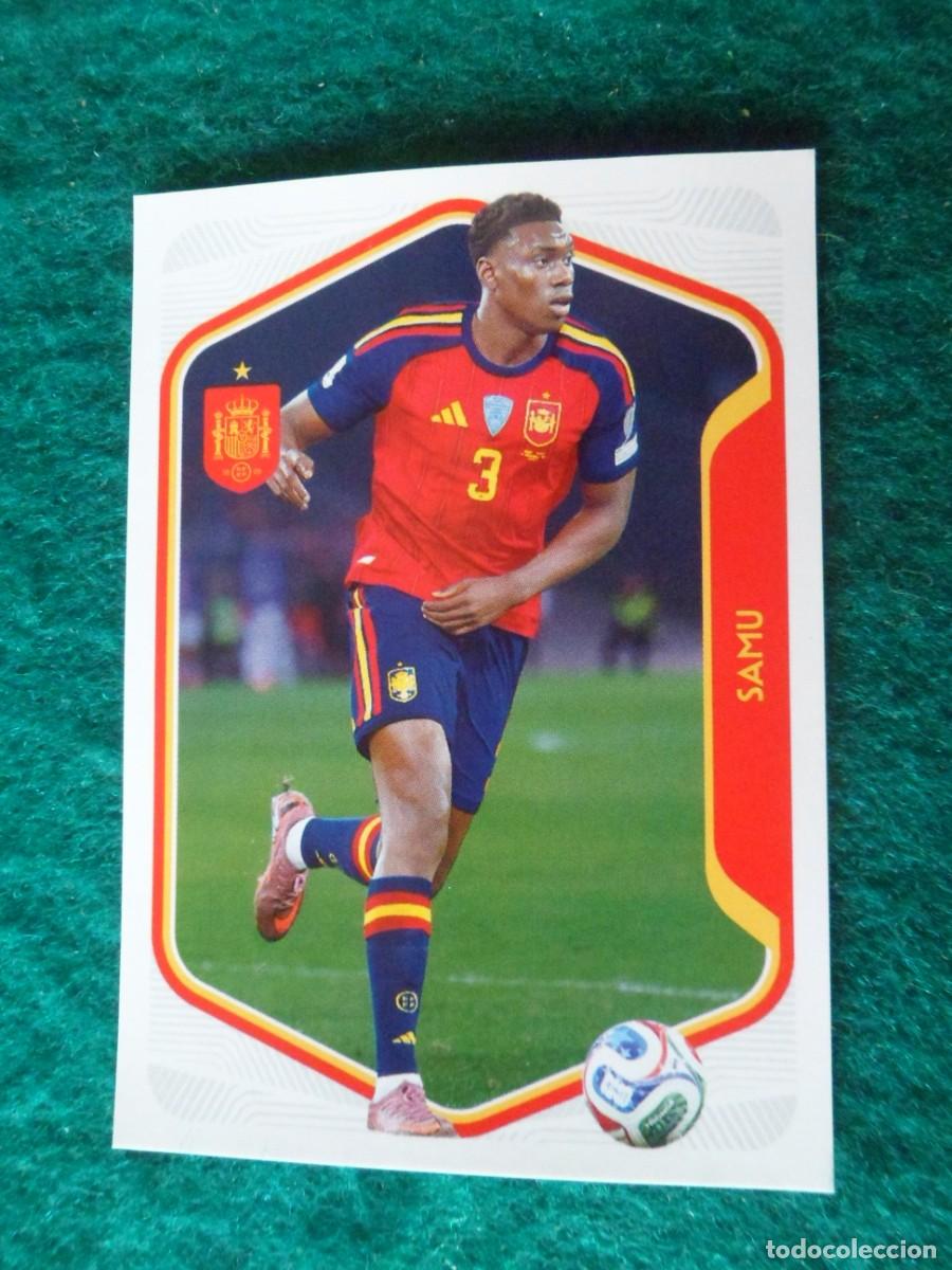 Cromos de f&uacute;tbol: CROMO ESPA&Ntilde;A 2026. CARREFOUR-PANINI. SAMU. 57