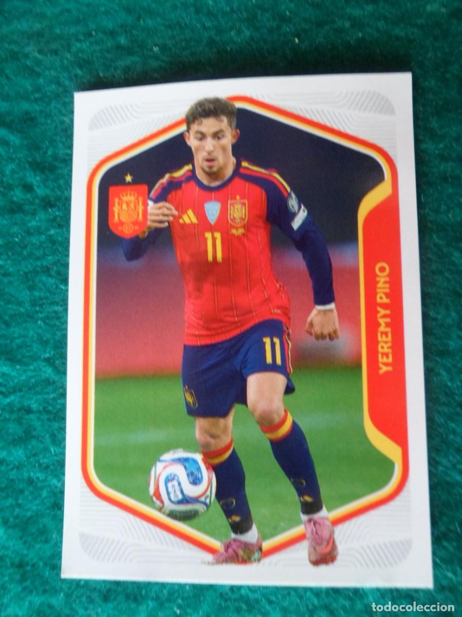 Cromos de f&uacute;tbol: CROMO ESPA&Ntilde;A 2026. CARREFOUR-PANINI. YEREMY PINO. 58