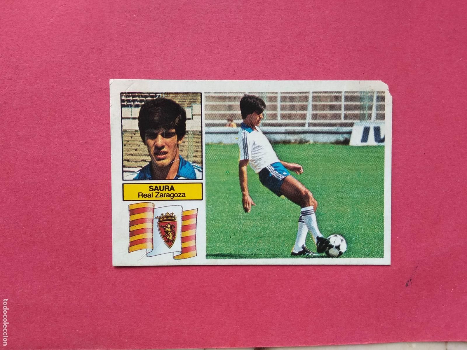 Cromos de f&uacute;tbol: EDICIONES ESTE LIGA 82 83 1982 1983 CROMO DESPEGADO COLOCA SAURA ZARAGOZA