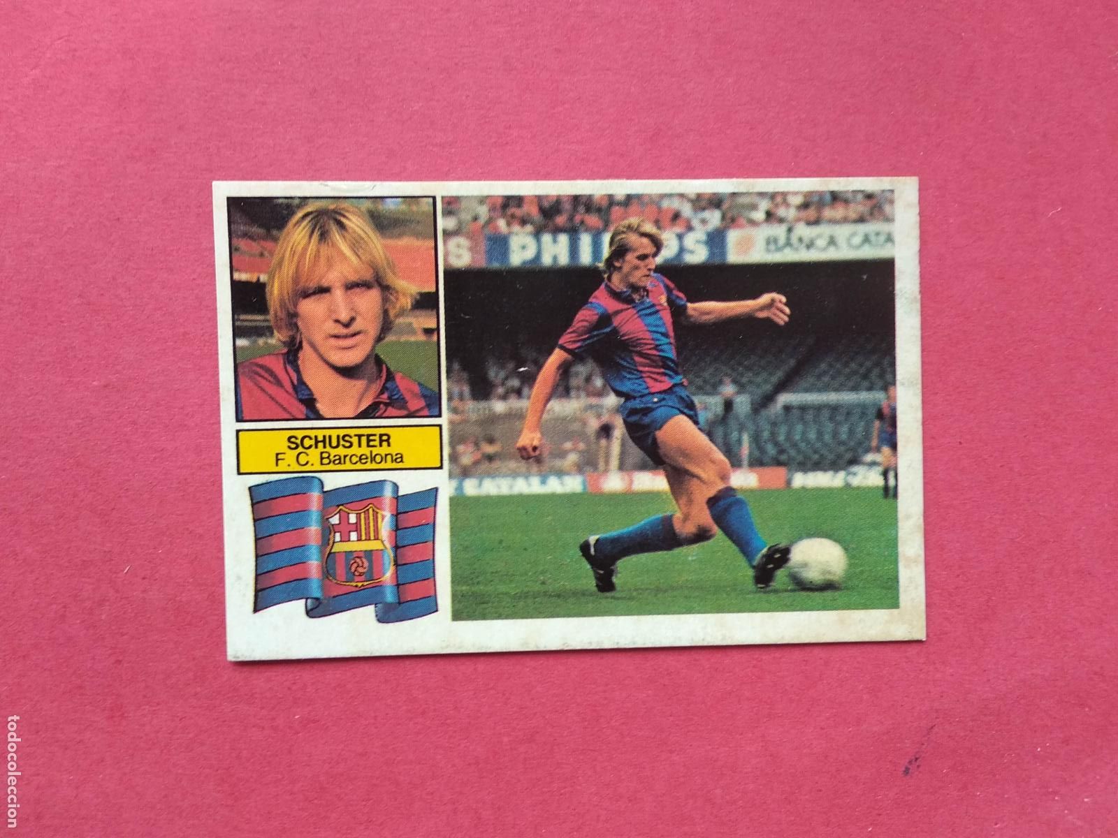 Cromos de f&uacute;tbol: EDICIONES ESTE LIGA 82 83 1982 1983 CROMO DESPEGADO VERSION SCHUSTER BARCELONA SIN LETRAS