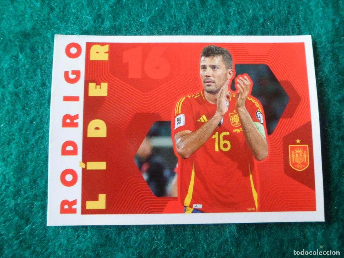 Cromos de f&uacute;tbol: CROMO ESPA&Ntilde;A 2026. CARREFOUR-PANINI.RODRIGO. L&Iacute;DER. 68