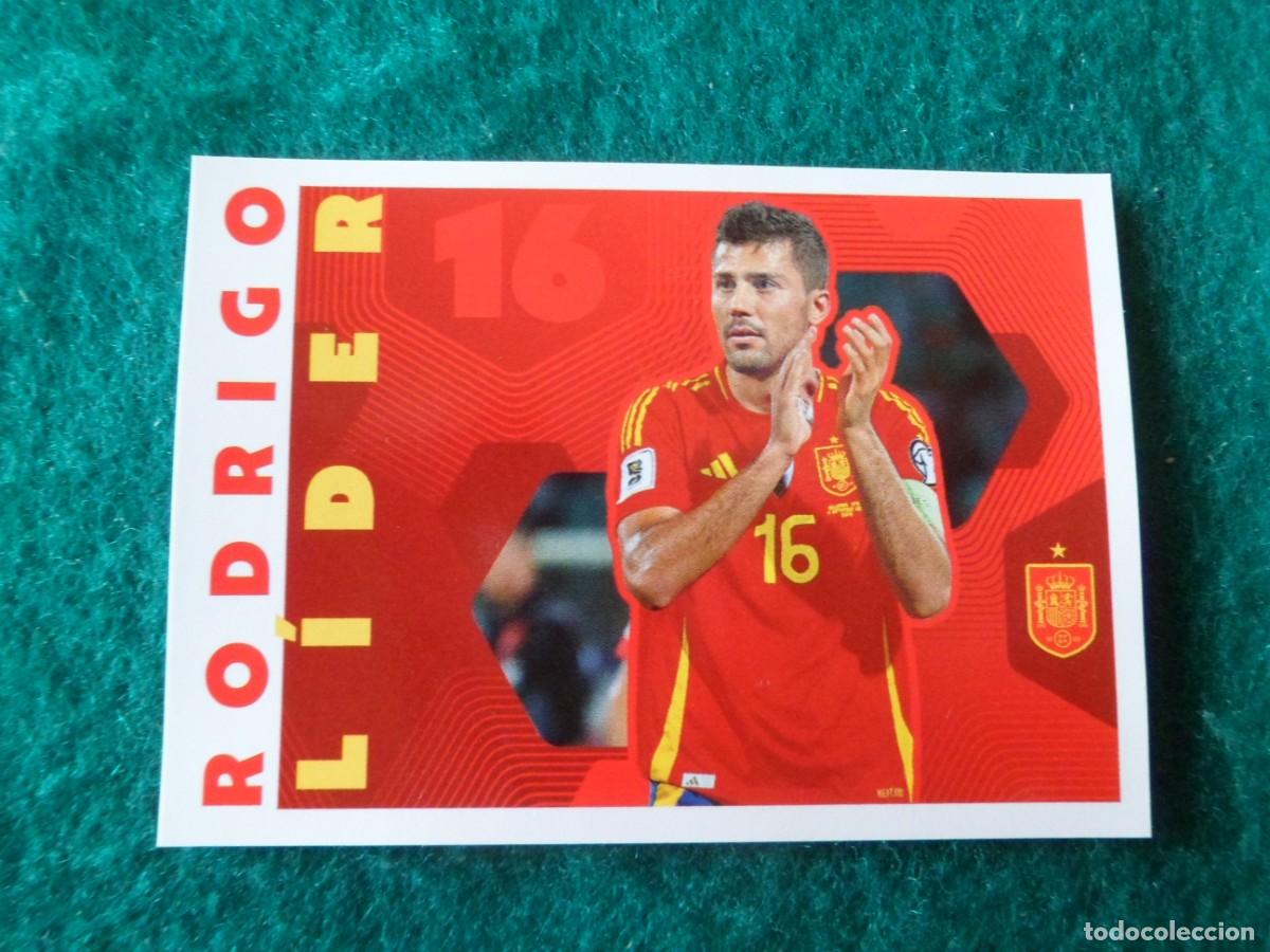 Cromos de f&uacute;tbol: CROMO ESPA&Ntilde;A 2026. CARREFOUR-PANINI.RODRIGO. L&Iacute;DER. 68