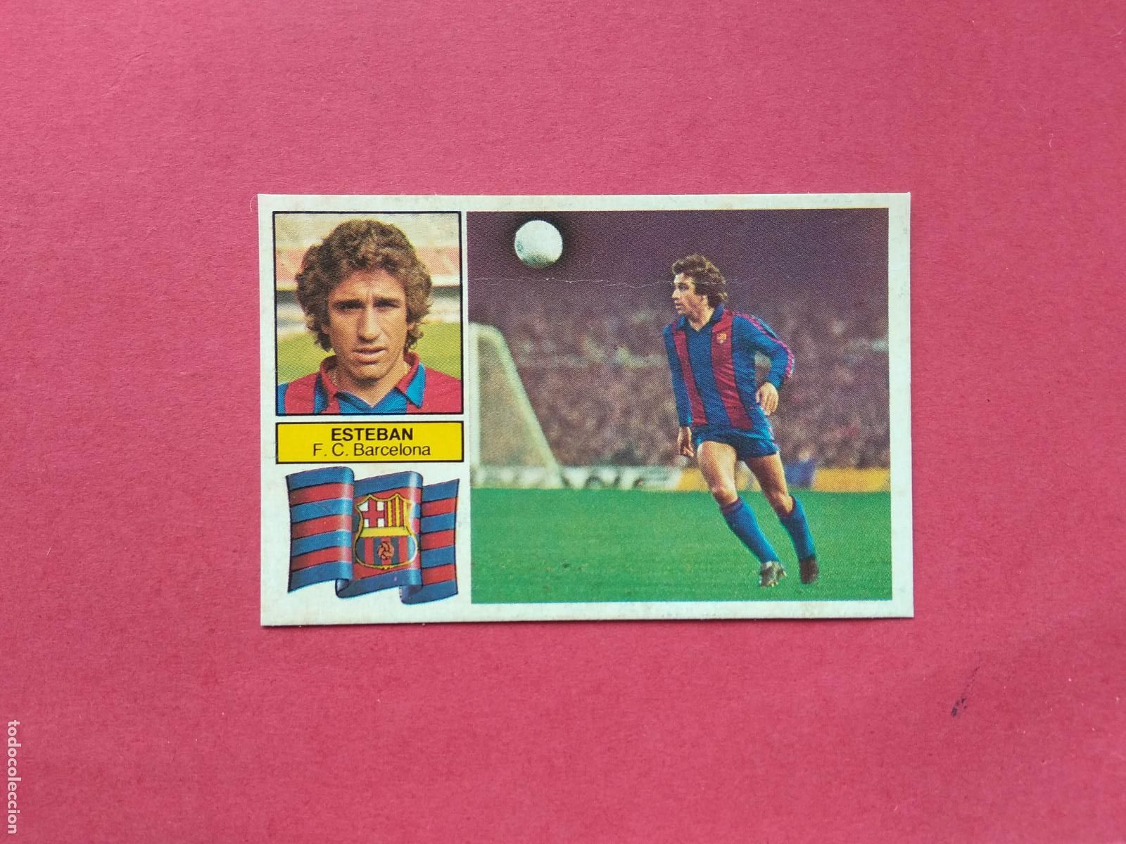 Cromos de f&uacute;tbol: EDICIONES ESTE LIGA 82 83 1982 1983 CROMO DESPEGADO VERSION ESTEBAN BARCELONA SIN LETRAS