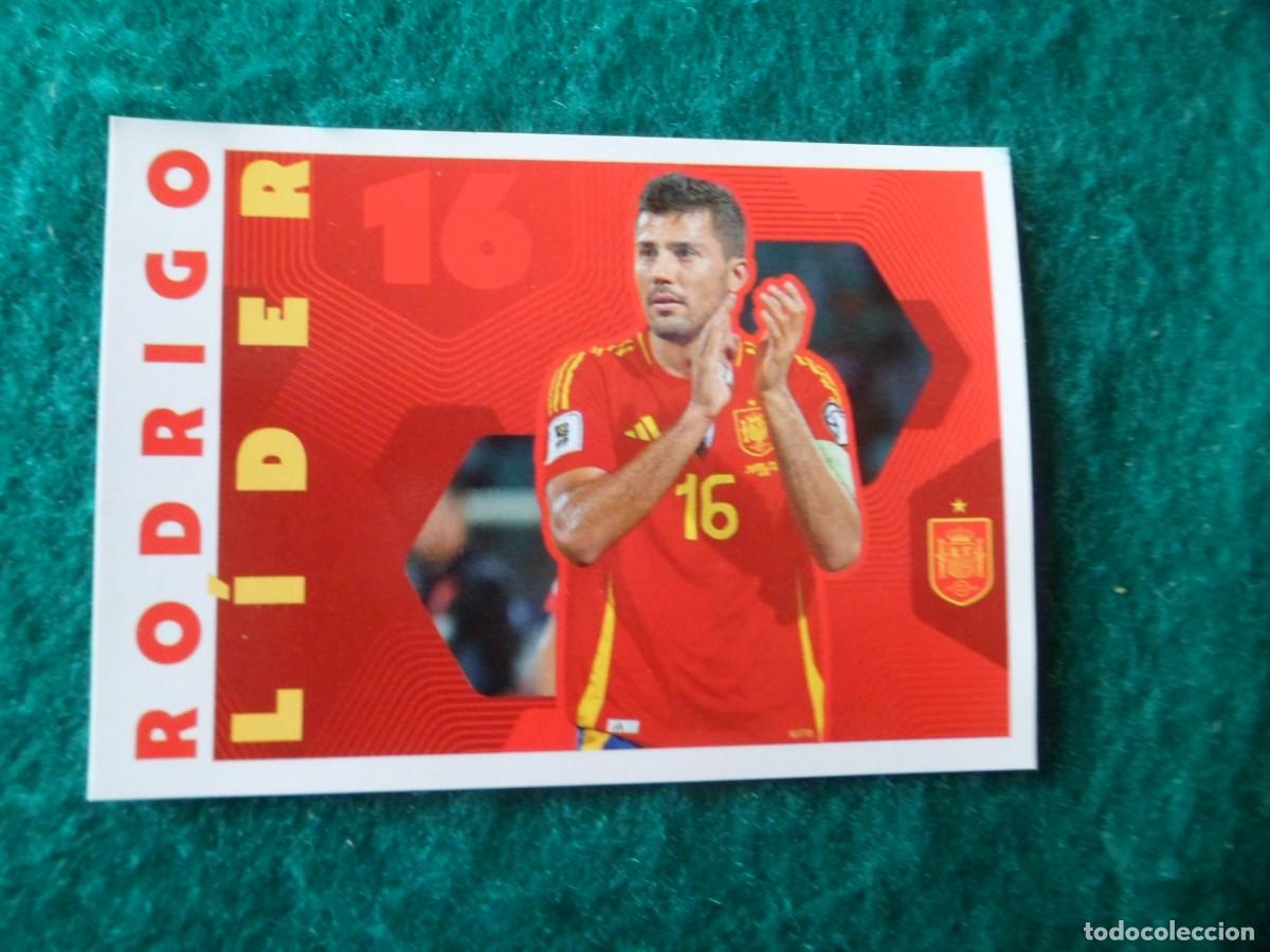 Cromos de f&uacute;tbol: CROMO ESPA&Ntilde;A 2026. CARREFOUR-PANINI.RODRIGO. L&Iacute;DER. 68