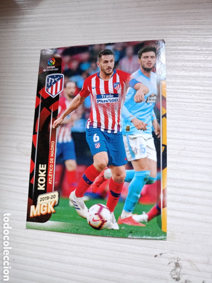 Cartes &agrave; collectionner de Football: MEGACRACKS 2019 2020 19/20 KOKE 47 , ATLETICO DE MADRID