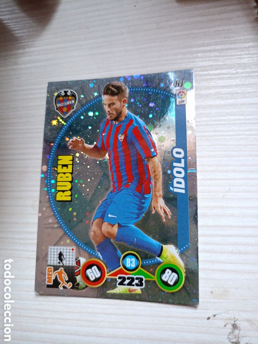 Cromos de f&uacute;tbol: Ruben 420 idolo Adrenalyn 2014-15 2014 2015 Panini