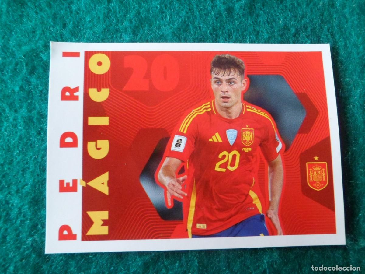 Cromos de f&uacute;tbol: CROMO ESPA&Ntilde;A 2026. CARREFOUR-PANINI. PEDRI. M&Aacute;GICO. 69