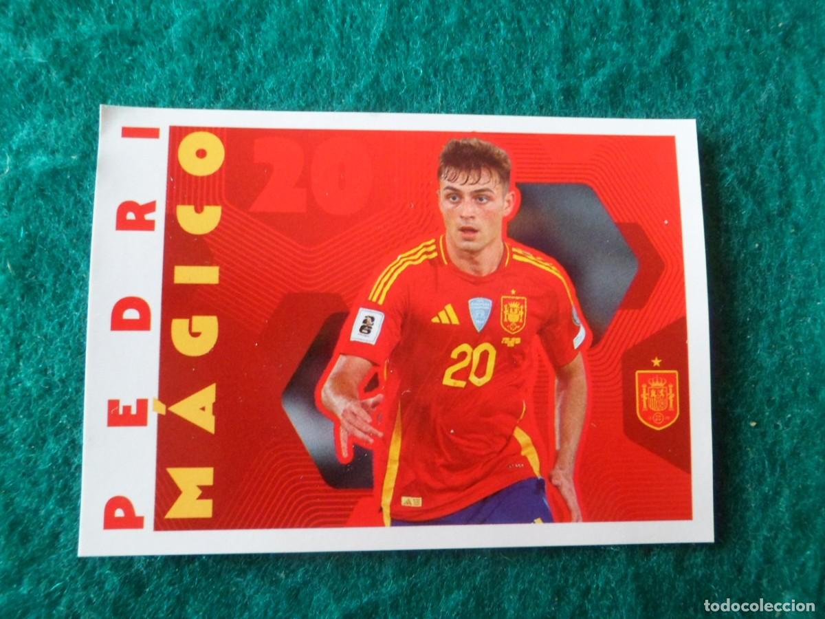 Cromos de f&uacute;tbol: CROMO ESPA&Ntilde;A 2026. CARREFOUR-PANINI. PEDRI. M&Aacute;GICO. 69