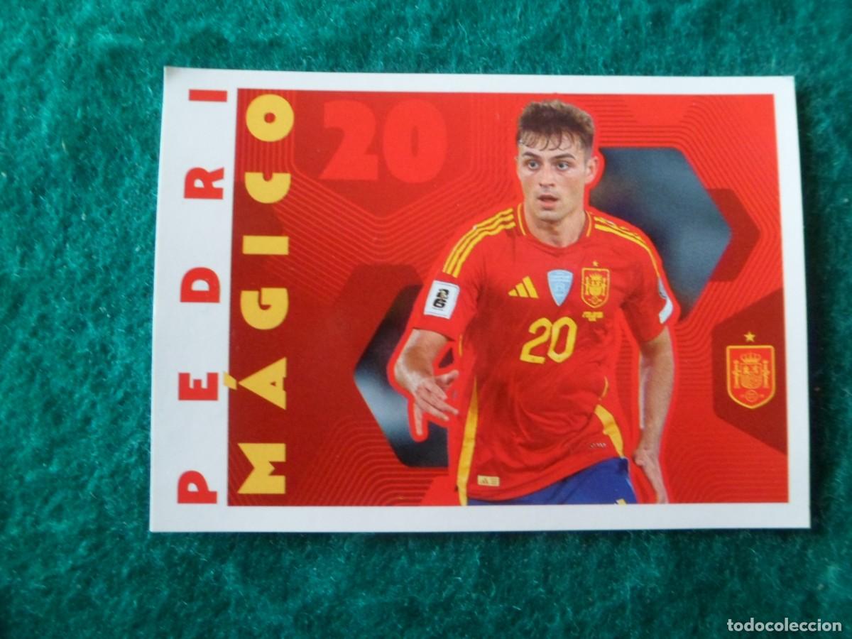 Cromos de f&uacute;tbol: CROMO ESPA&Ntilde;A 2026. CARREFOUR-PANINI. PEDRI. M&Aacute;GICO. 69