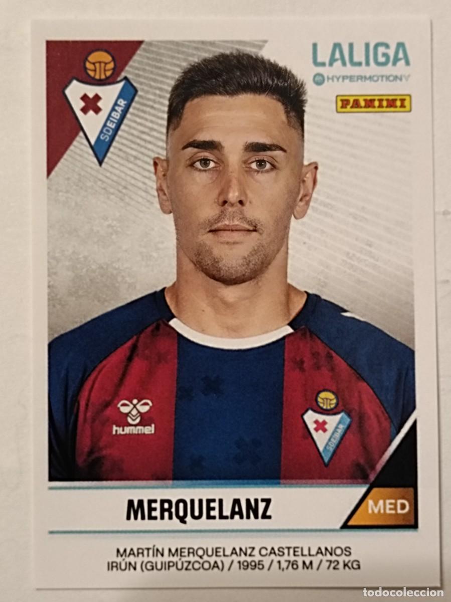 Cromos de f&uacute;tbol: #166B MERQUELANZ (S.D. EIBAR) LIGA HYPERMOTION 24/25 PANINI