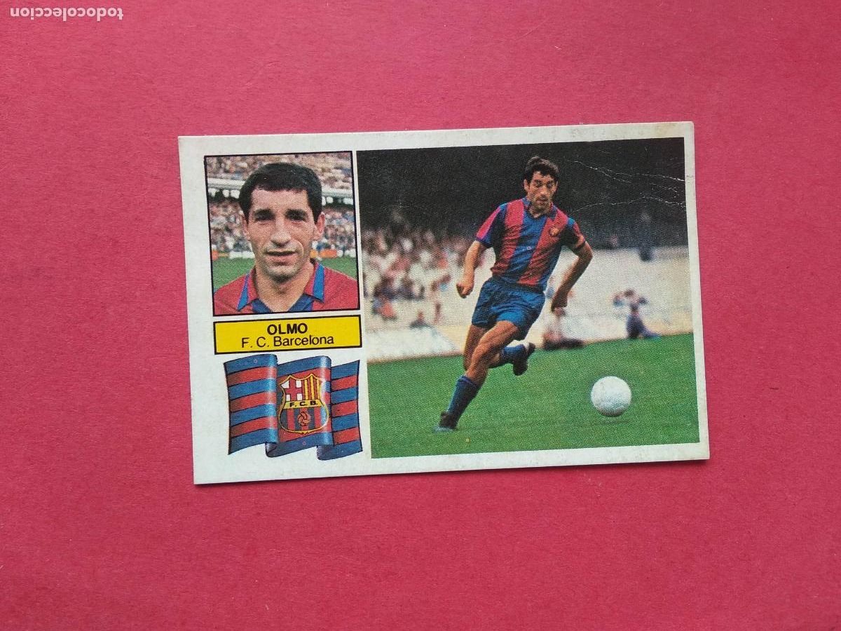 Cromos de f&uacute;tbol: EDICIONES ESTE LIGA 82 83 1982 1983 CROMO DESPEGADO VERSION OLMO BARCELONA CON LETRAS