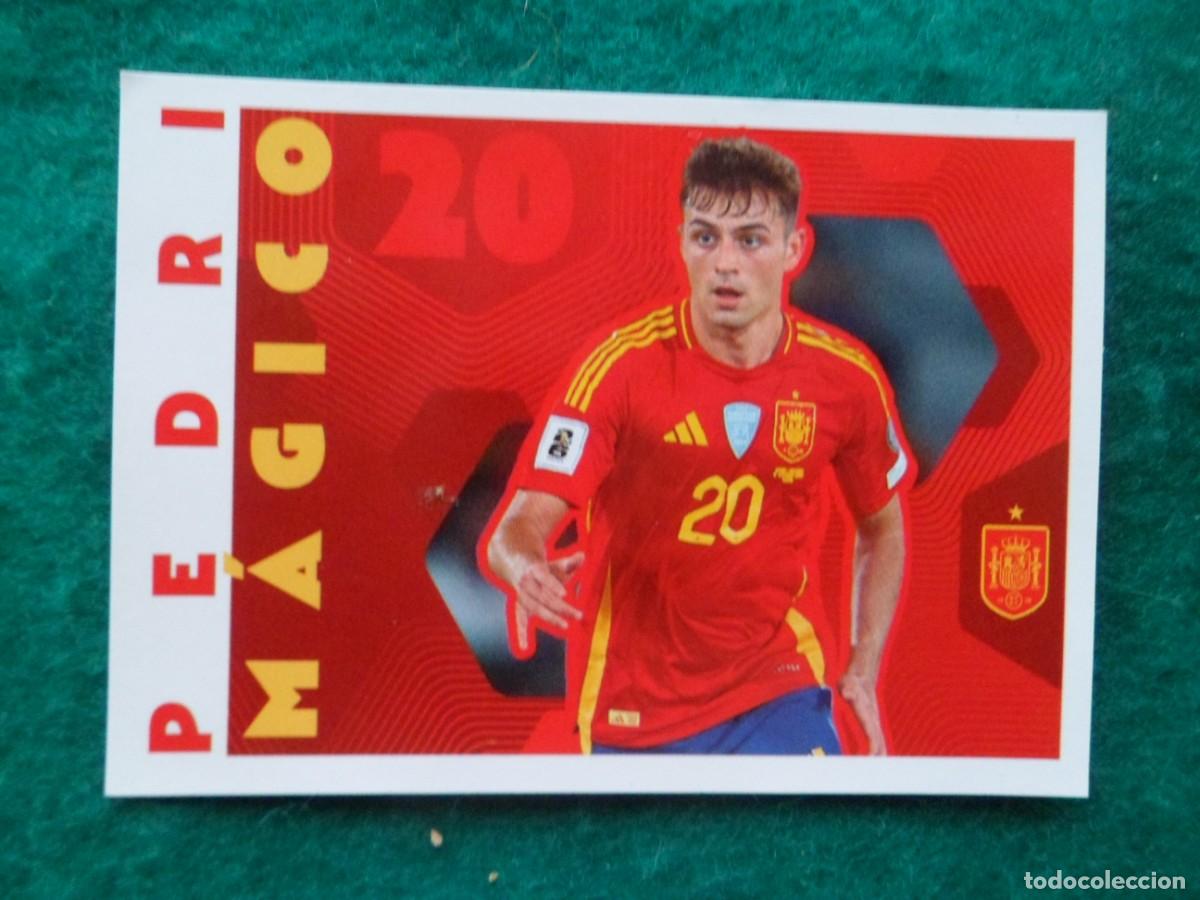 Cromos de f&uacute;tbol: CROMO ESPA&Ntilde;A 2026. CARREFOUR-PANINI. PEDRI. M&Aacute;GICO. 69