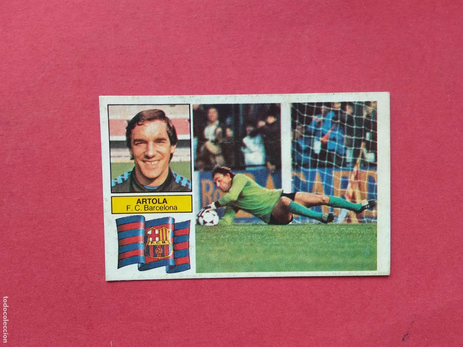 Cromos de f&uacute;tbol: EDICIONES ESTE LIGA 82 83 1982 1983 CROMO DESPEGADO VERSION ARTOLA BARCELONA CON LETRAS