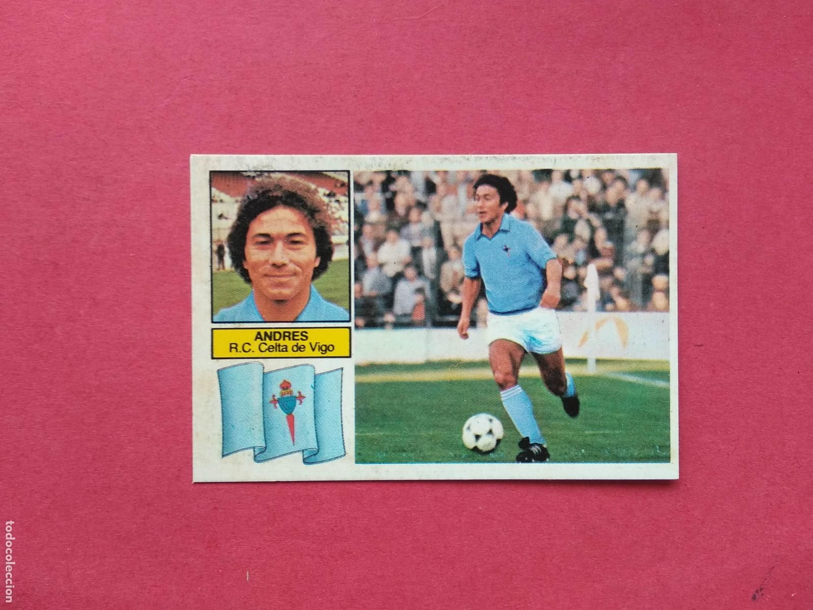 Cromos de f&uacute;tbol: EDICIONES ESTE LIGA 82 83 1982 1983 CROMO DESPEGADO VERSION ANDRES CELTA DE VIGO