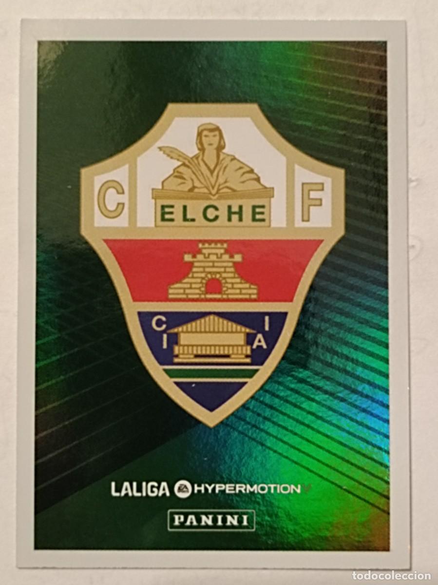 Cromos de f&uacute;tbol: #173 ESCUDO (ELCHE C.F.) LIGA HYPERMOTION 24/25 PANINI