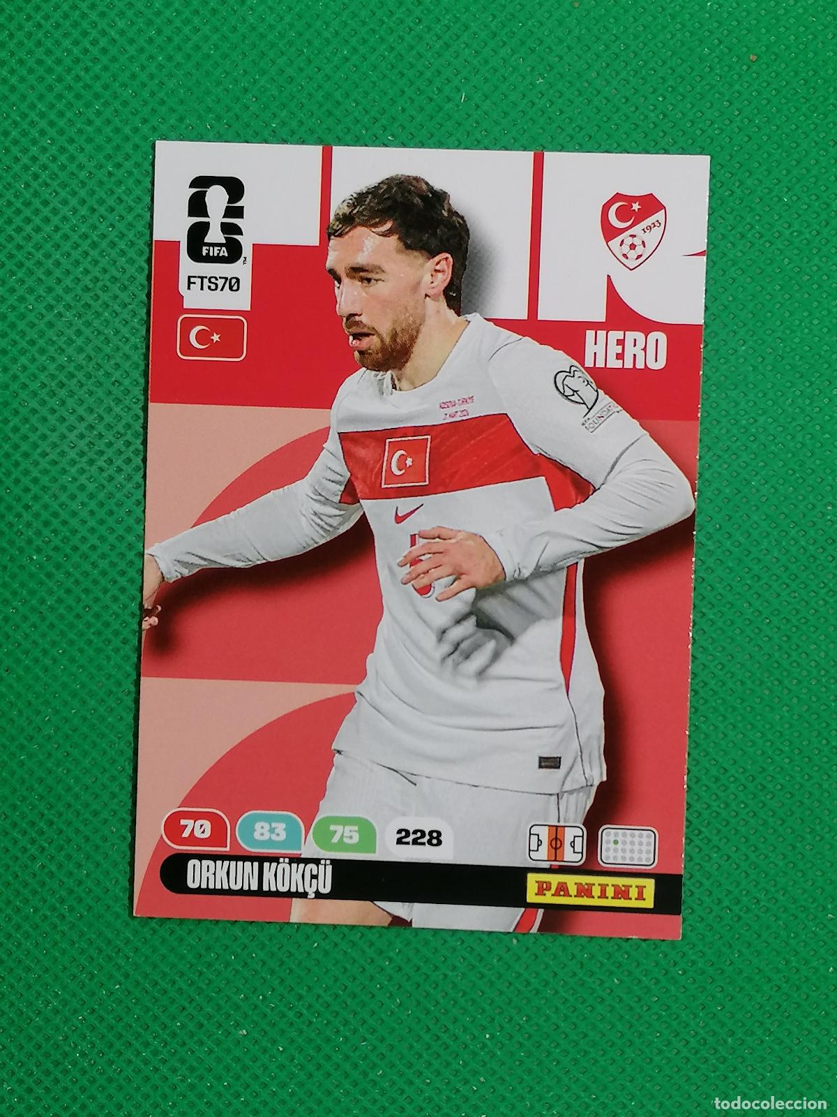 Football Stickers: FTS70 ORKUN KOKCU TURQUIA UPDATE ⚽ PANINI ADRENALYN FIFA WORLD CUP 26 2026 ⚽