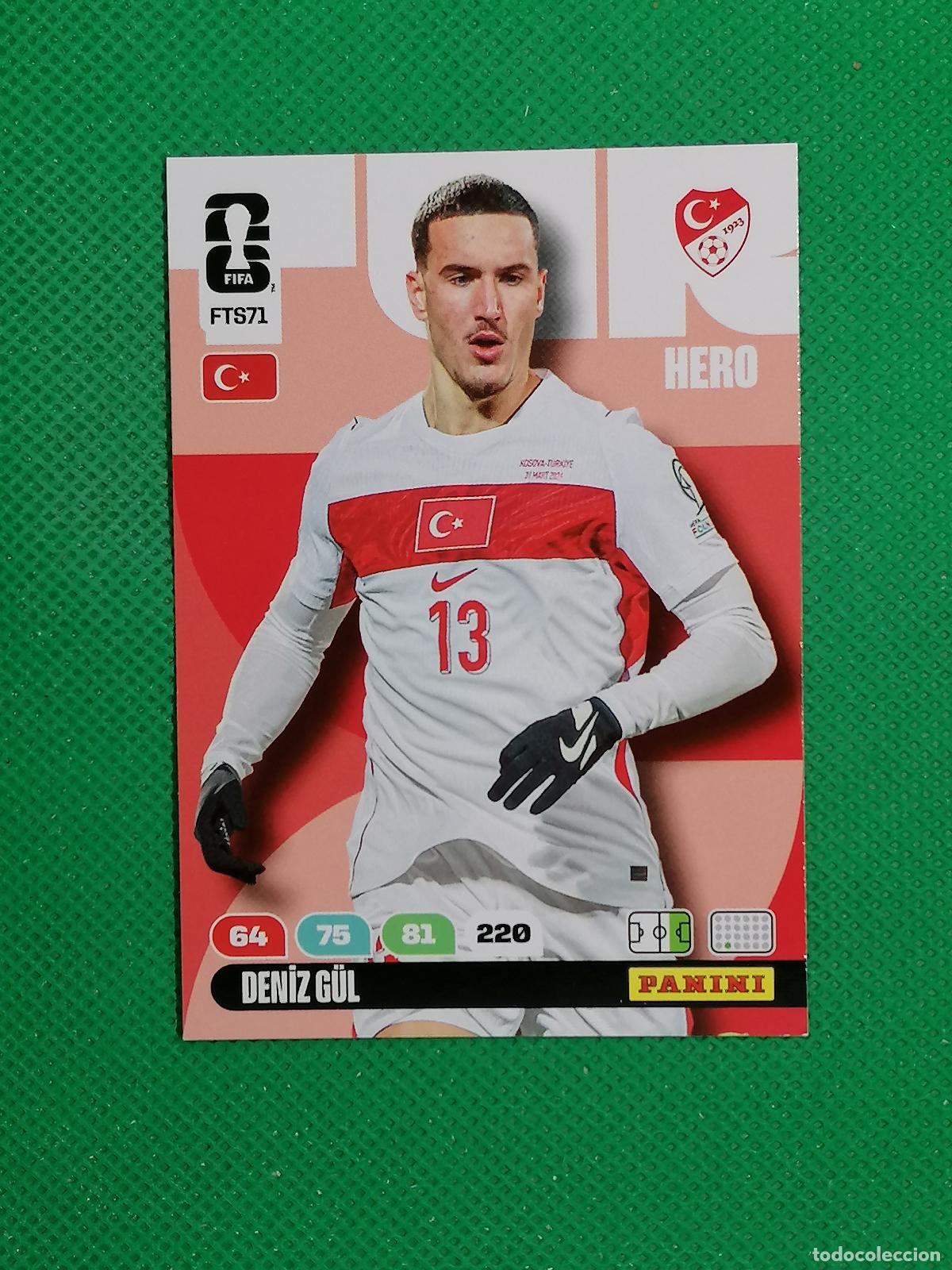 Football Stickers: FTS71 DENIZ GUL TURQUIA UPDATE ⚽ PANINI ADRENALYN FIFA WORLD CUP 26 2026 ⚽