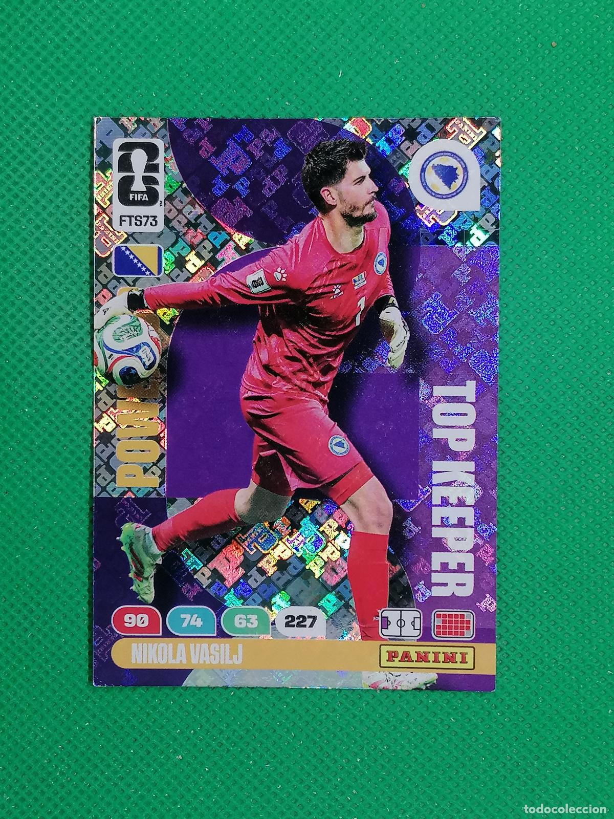 Football Stickers: FTS73 NIKOLA VASILJ BOSNIA TOP KEEPER UPDATE ⚽ PANINI ADRENALYN FIFA WORLD CUP 26 2026 ⚽