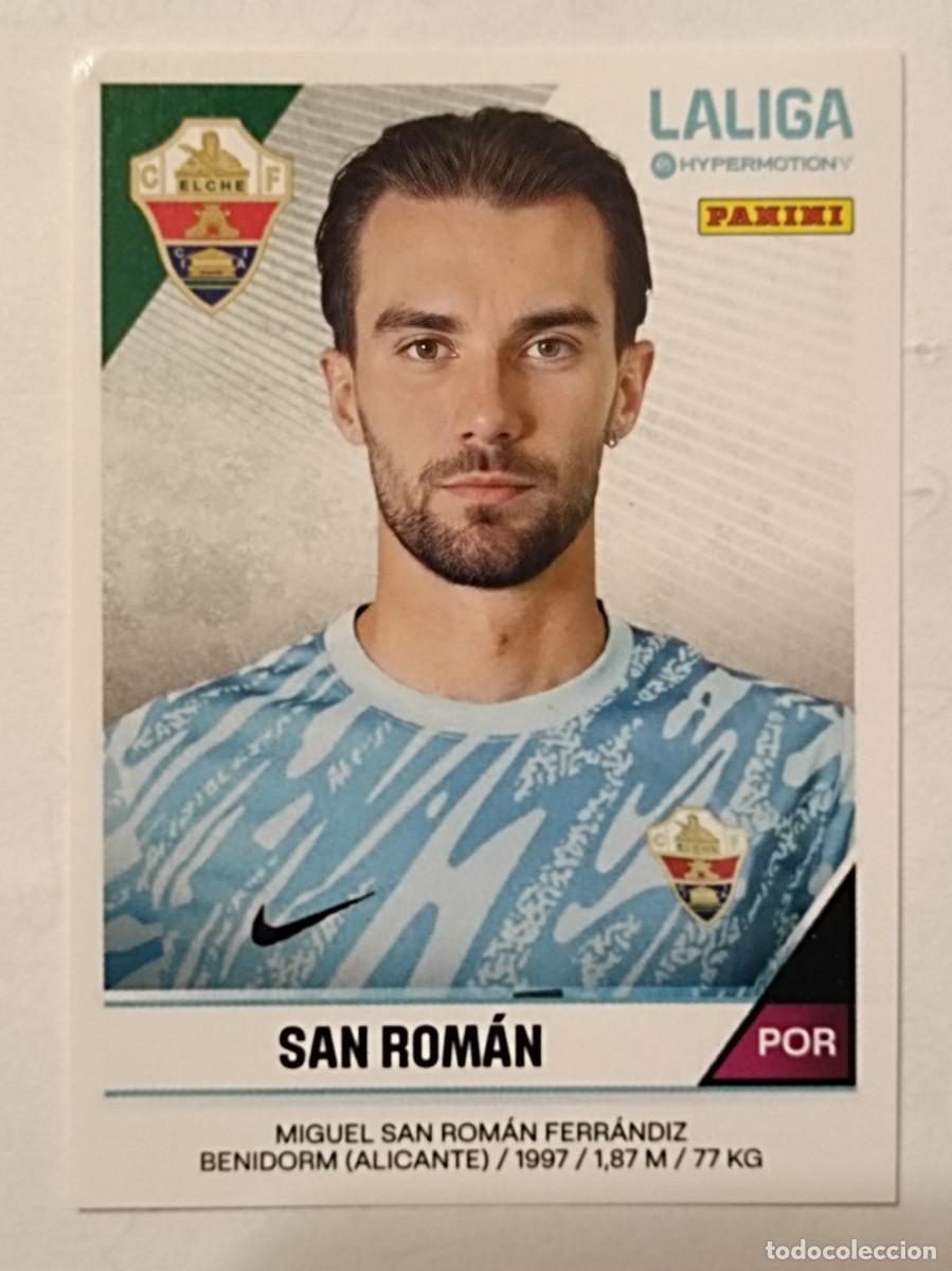 Football Stickers: #176 SAN ROMAN (ELCHE C.F.) LIGA HYPERMOTION 24/25 PANINI