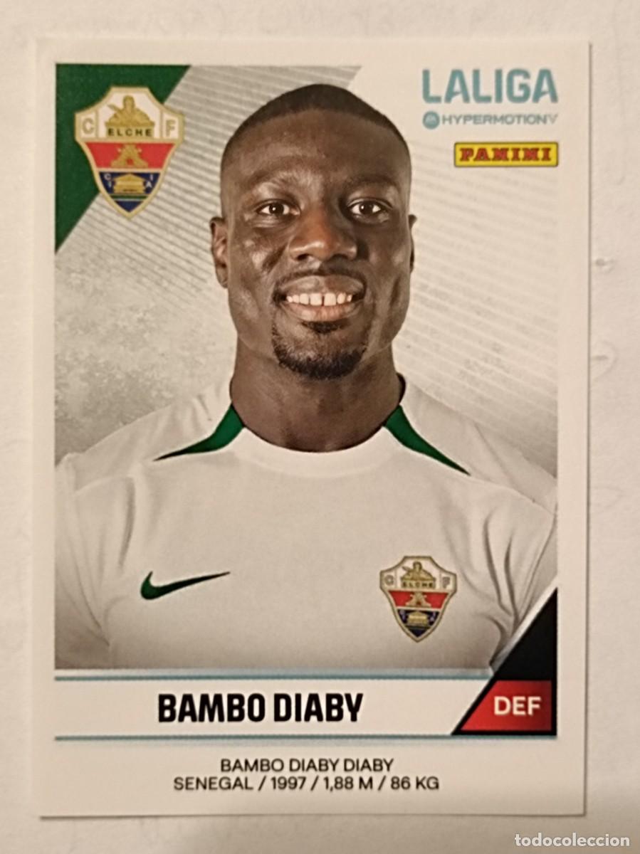 Cromos de f&uacute;tbol: #179B BAMBO DIABY (ELCHE C.F.) LIGA HYPERMOTION 24/25 PANINI