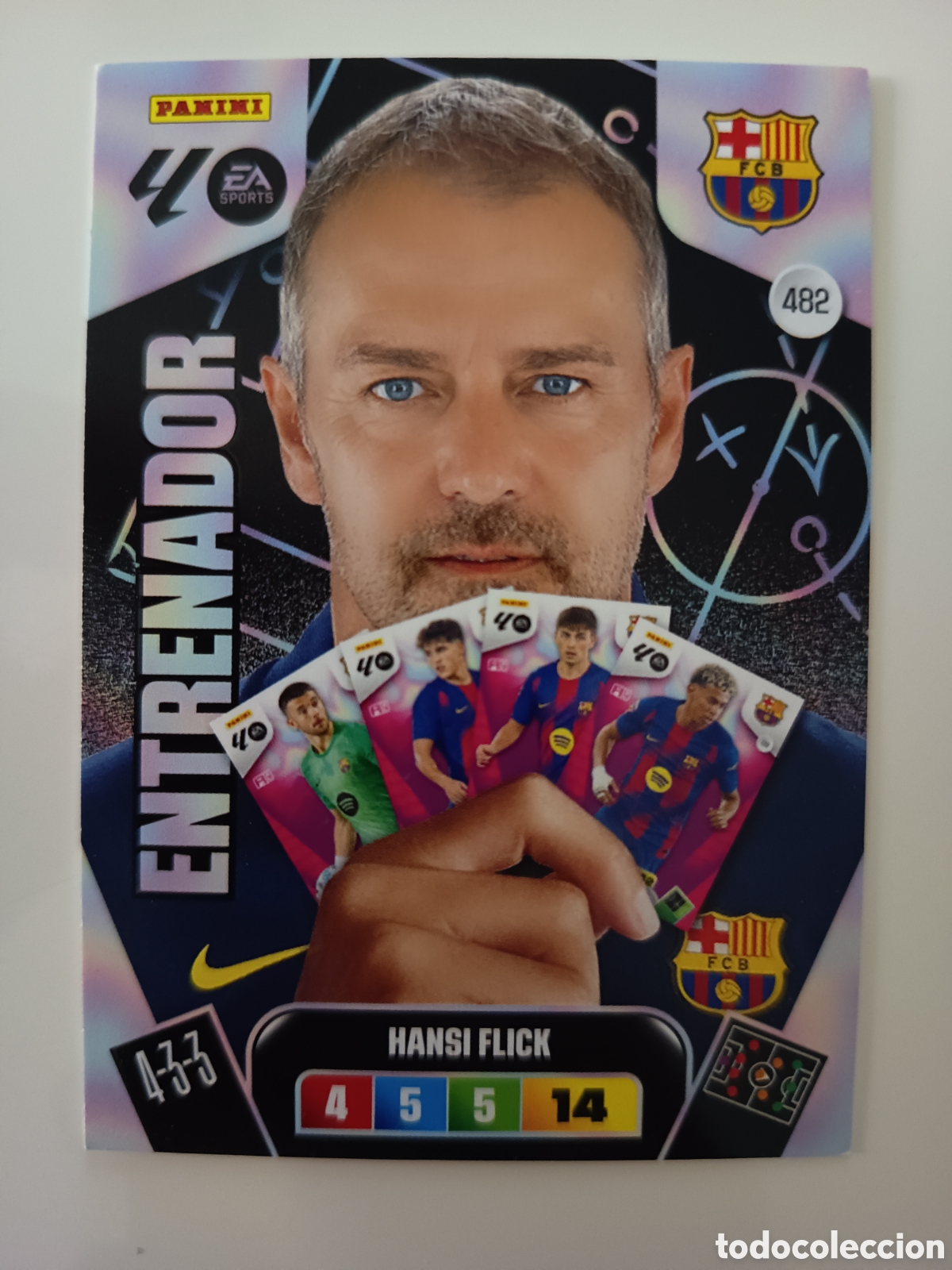 Cromos de f&uacute;tbol: 482 Hansi Flick Panini Adrenalyn XL 2025-2026