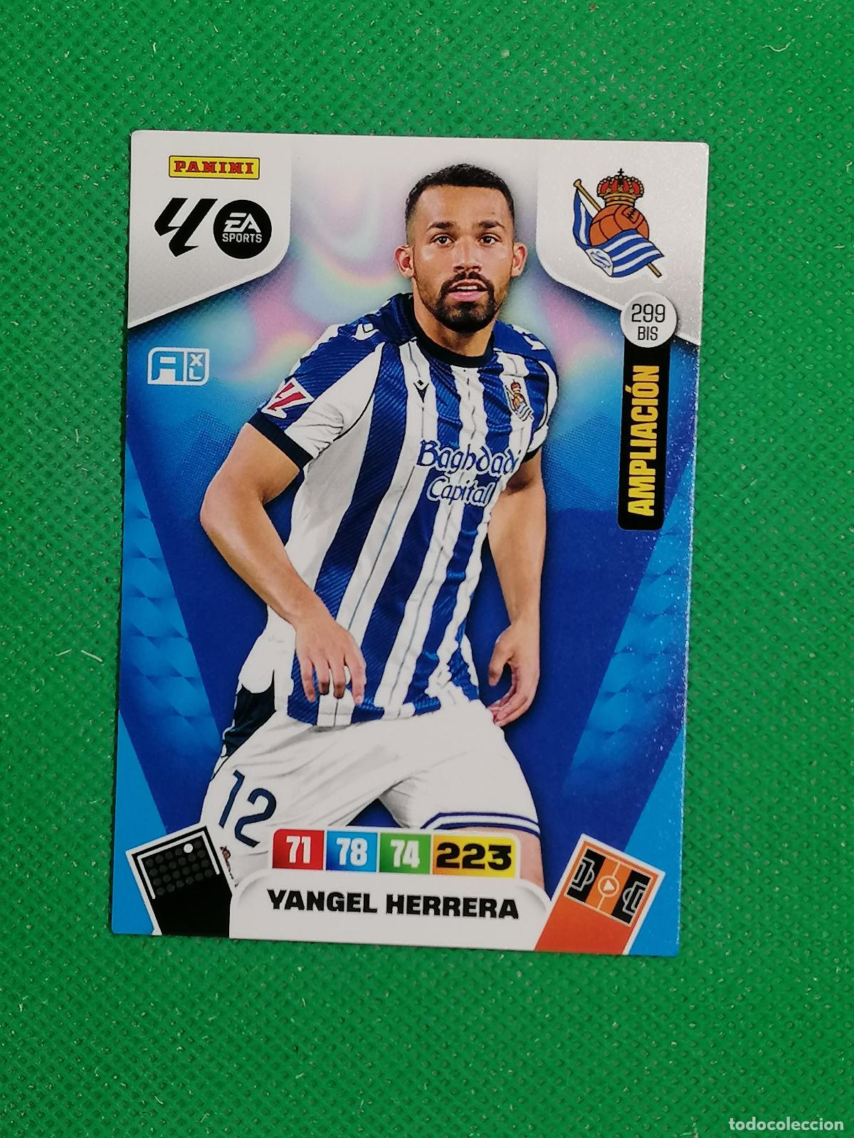 Cromos de f&uacute;tbol: 299 BIS 299BIS YANGEL HERRERA REAL SOCIEDAD AMPLIACION ⚽ LIGA ADRENALYN XL 2025 2026 25 26 ⚽