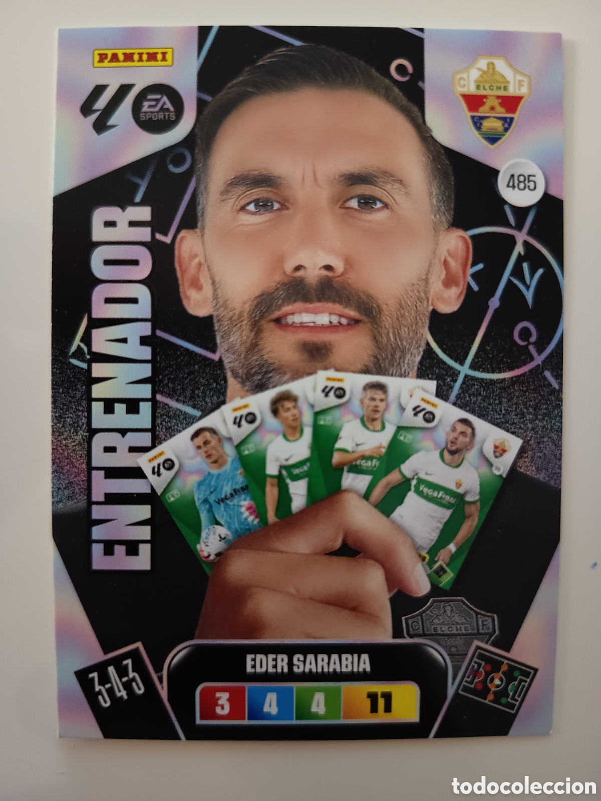 Cromos de f&uacute;tbol: 485 Eder Sarabia Panini Adrenalyn xl 2025-2026