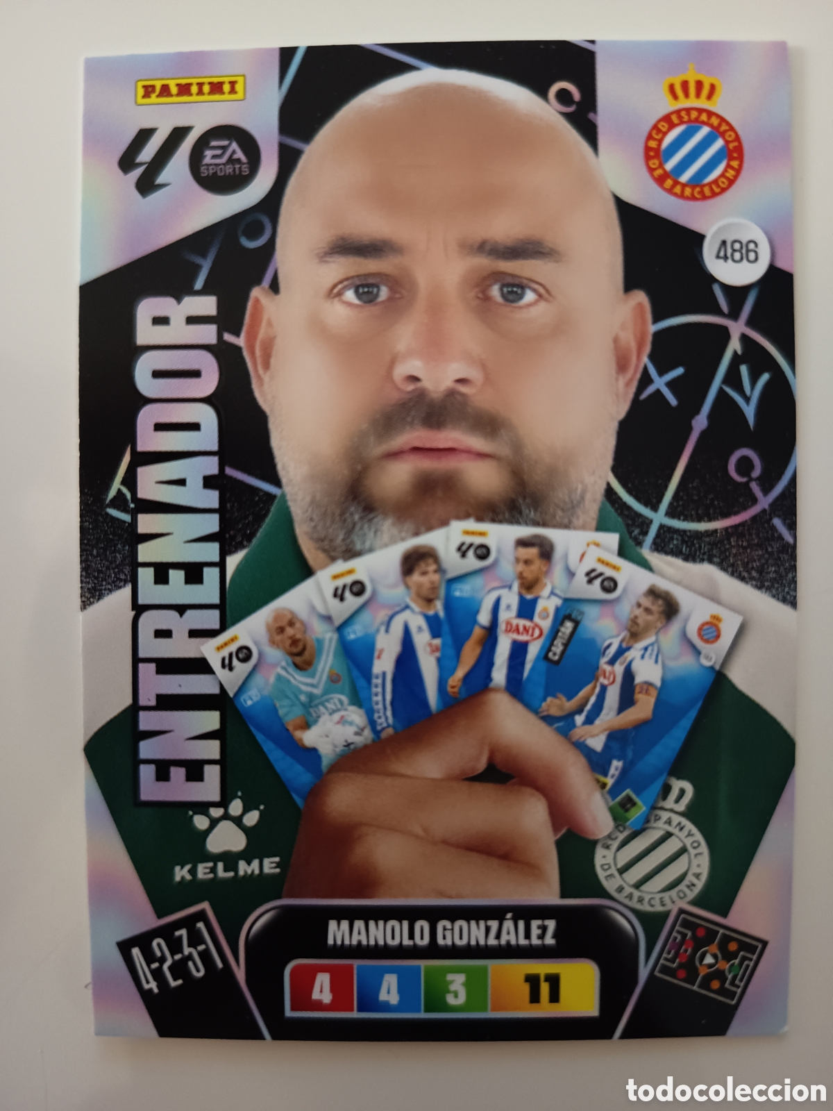 Cartes &agrave; collectionner de Football: 486 manolo Gonz&aacute;lez Panini Adrenalyn XL 2025 - 2026