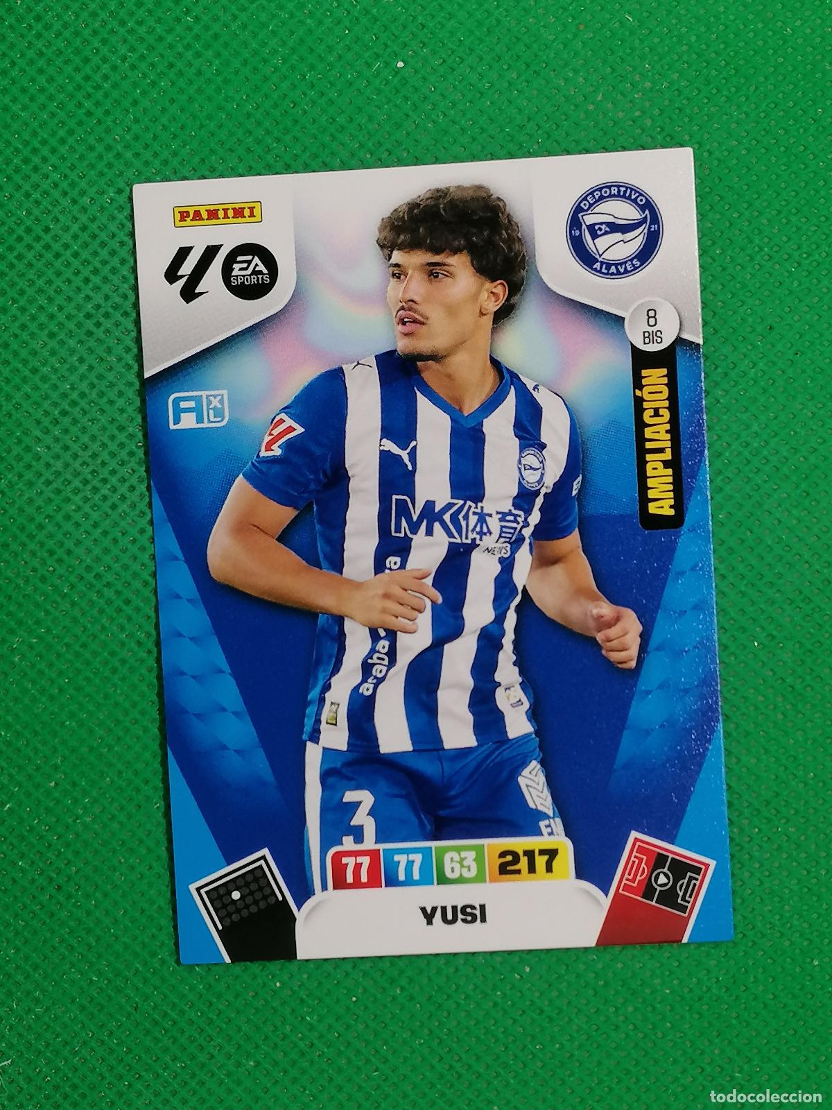Cartes &agrave; collectionner de Football: 8BIS 8 BIS YUSI ALAVES AMPLIACION ⚽ PANINI LIGA ADRENALYN XL 2025 2026 25 26 ⚽
