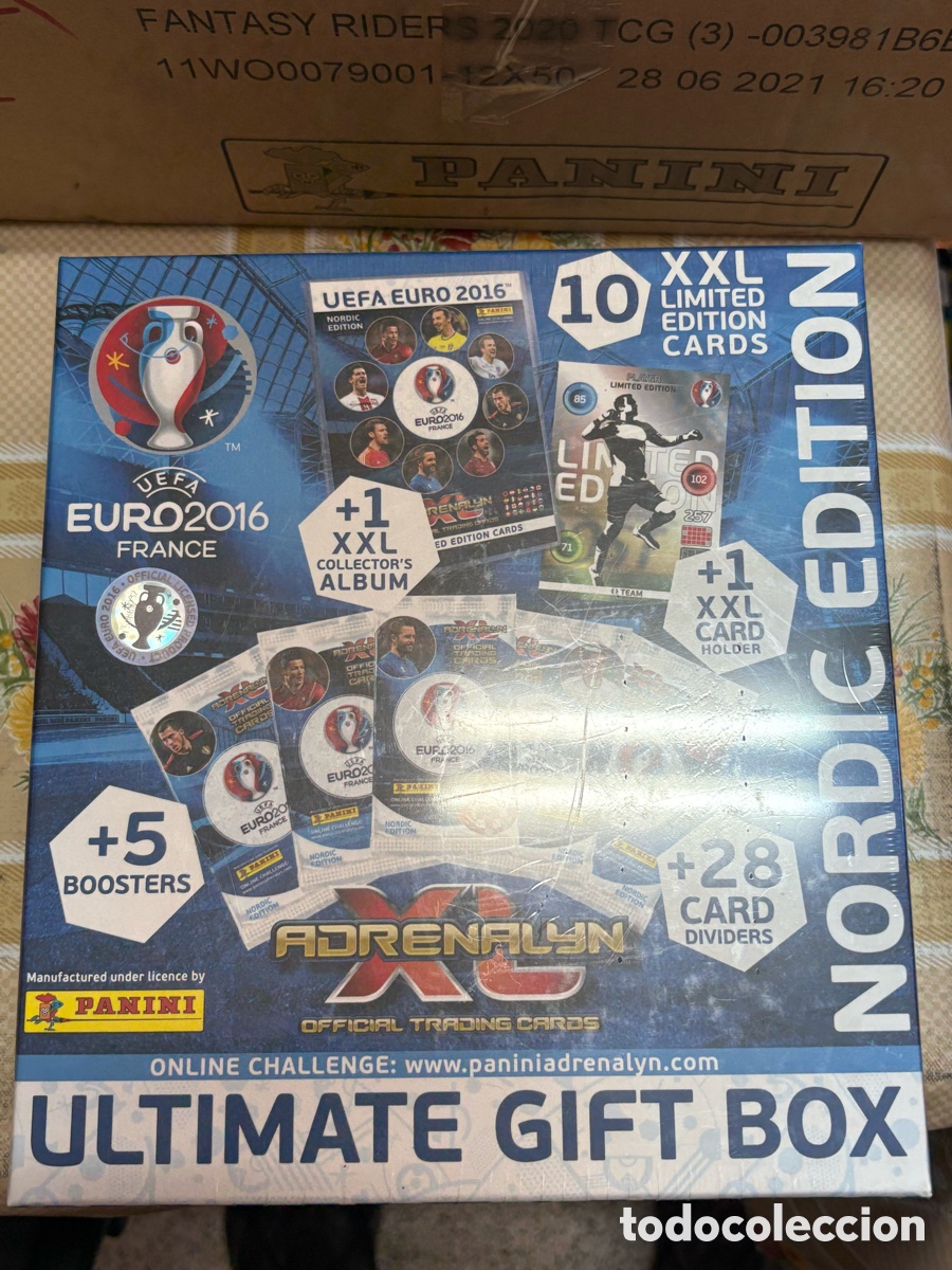 Cartes &agrave; collectionner de Football: ULTIMATE Gift BOX NORDIC EDITION EURO 2016 Adrenalyn XXL Limited Edition Panini