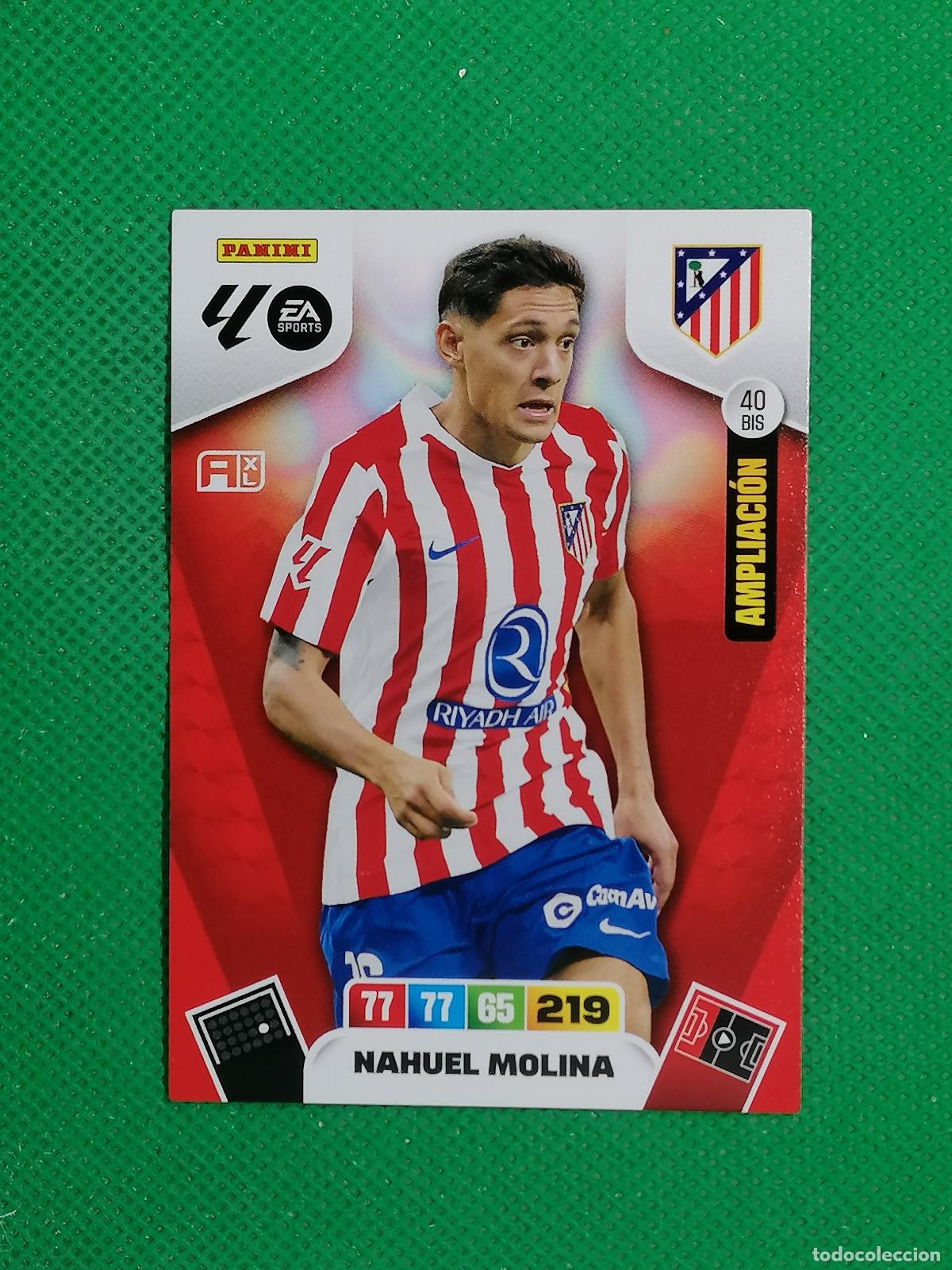 Cromos de f&uacute;tbol: 40BIS 40 BIS NAHUEL MOLINA ATLETICO MADRID AMPLIACION ⚽ PANINI LIGA ADRENALYN XL 2025 2026 25 26 ⚽
