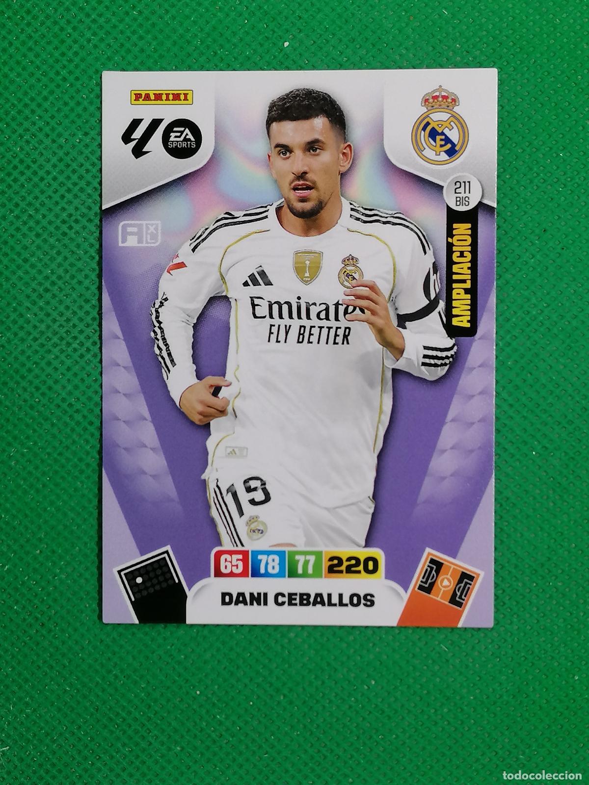 Cromos de f&uacute;tbol: 211BIS 211 BIS DANI CEBALLOS REAL MADRID AMPLIACION ⚽ PANINI LIGA ADRENALYN XL 2025 2026 25 26 ⚽