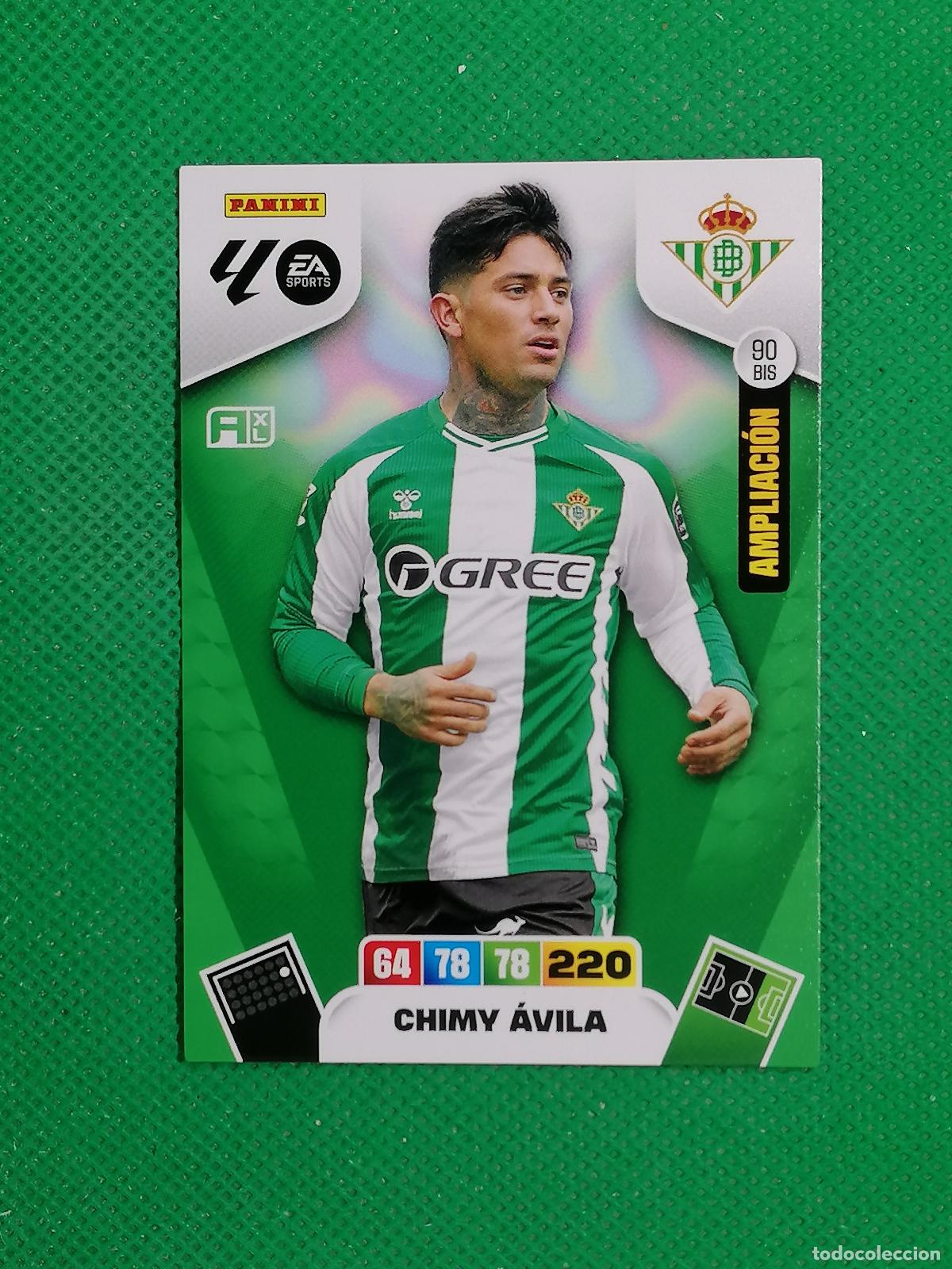 Cromos de f&uacute;tbol: 90BIS 90 BIS CHIMY AVILA BETIS AMPLIACION ⚽ PANINI LIGA ADRENALYN XL 2025 2026 25 26 ⚽