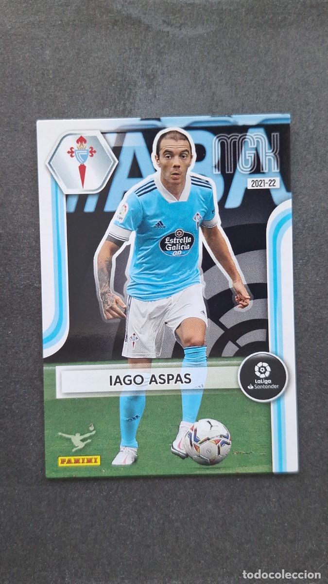 Cromos de f&uacute;tbol: L1 IAGO ASPAS CELTA DE VIGO 124 PANINI MEGACRACKS 2021 2022 21 22